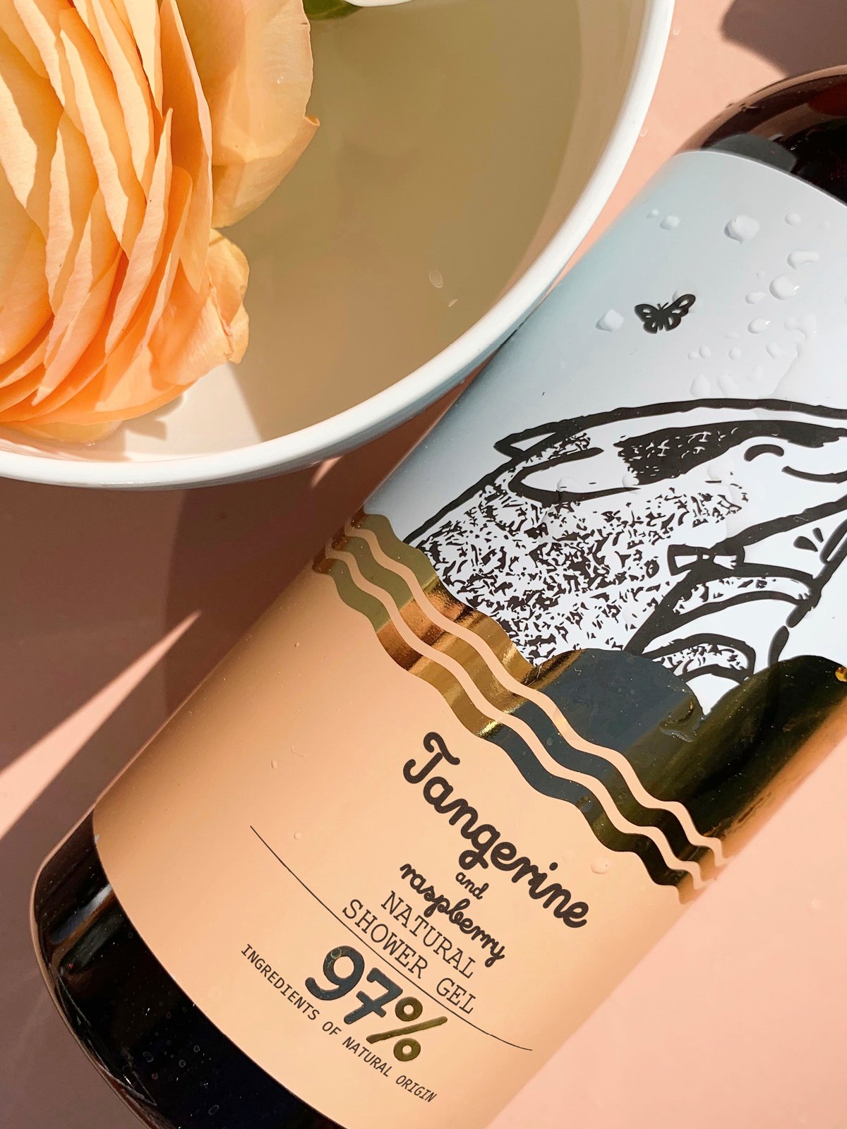 YOPE Shower Gel Tangerine & Raspberry 400 ml