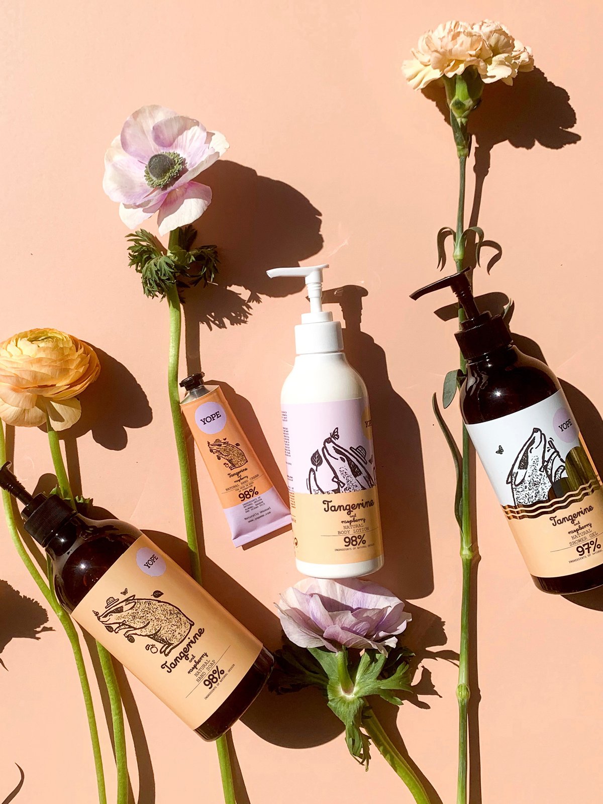 YOPE Body Lotion Tangerine & Raspberry 300 ml