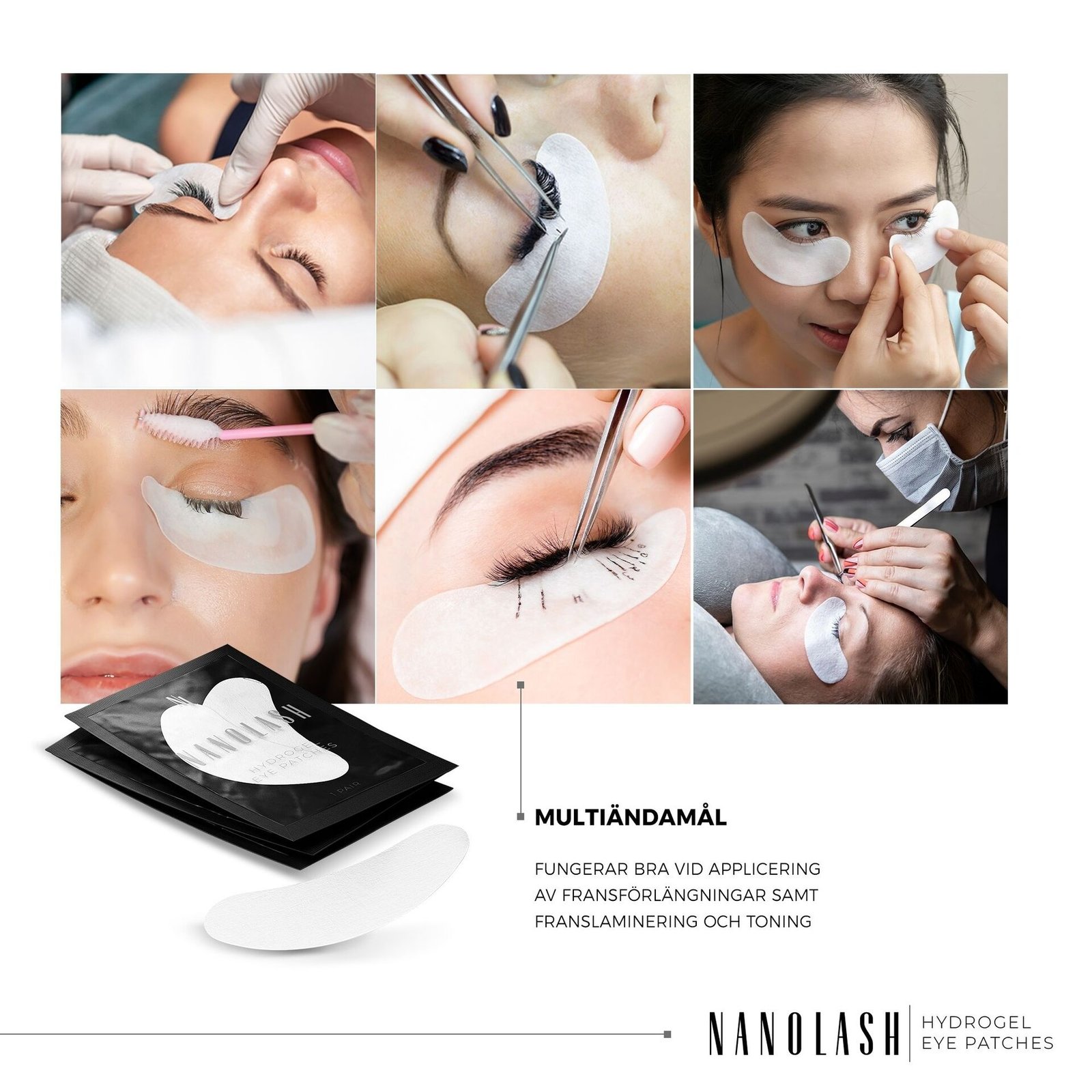 Nanolash Hydrogel Eye Patches