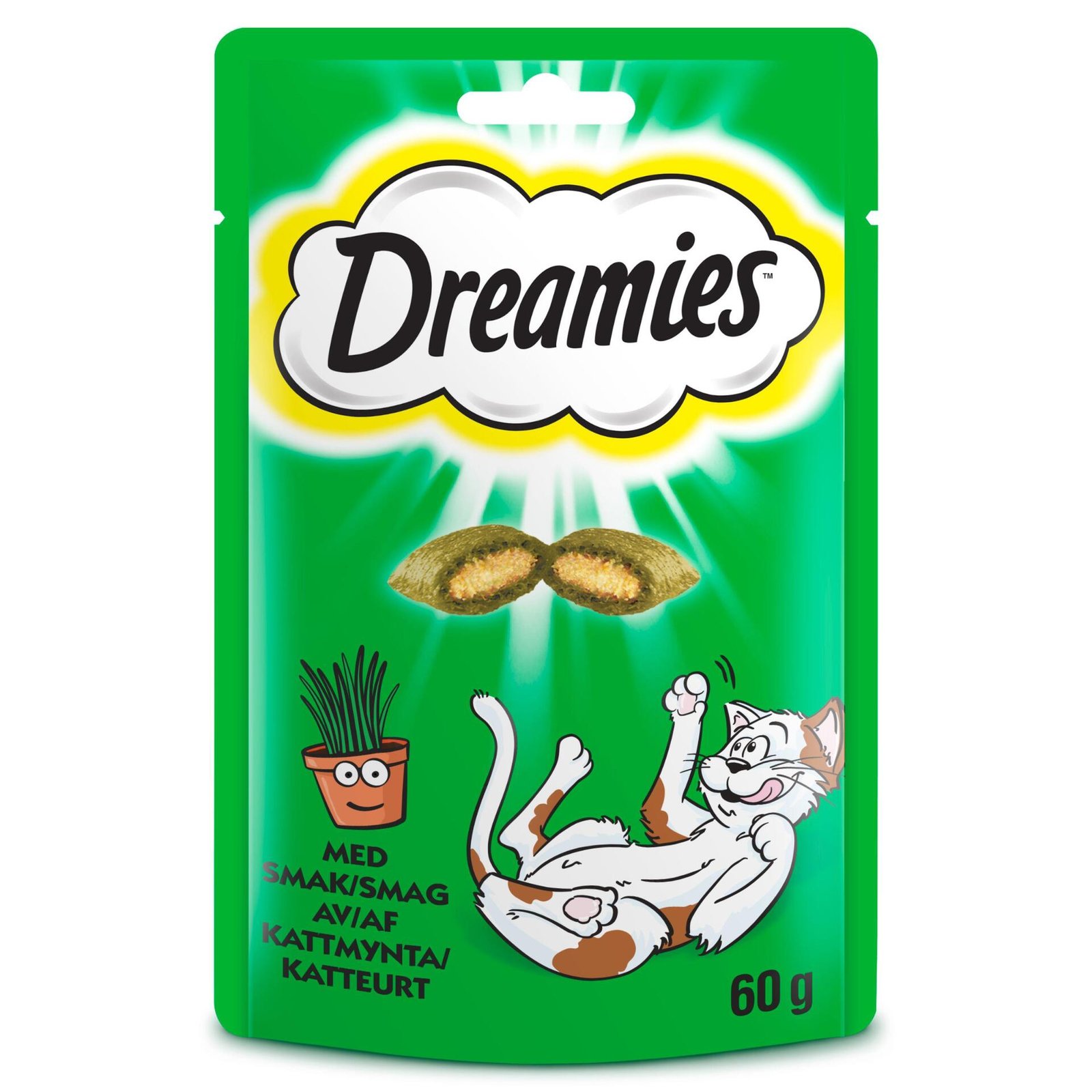 Dreamies Kattgodis Kattmynta 60 g