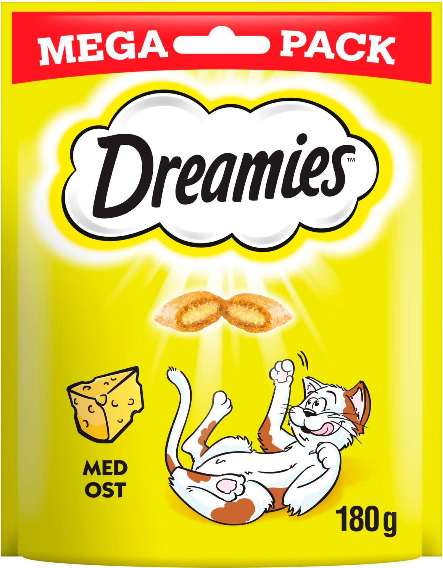 Dreamies Kattgodis Megapack Ost 180 g
