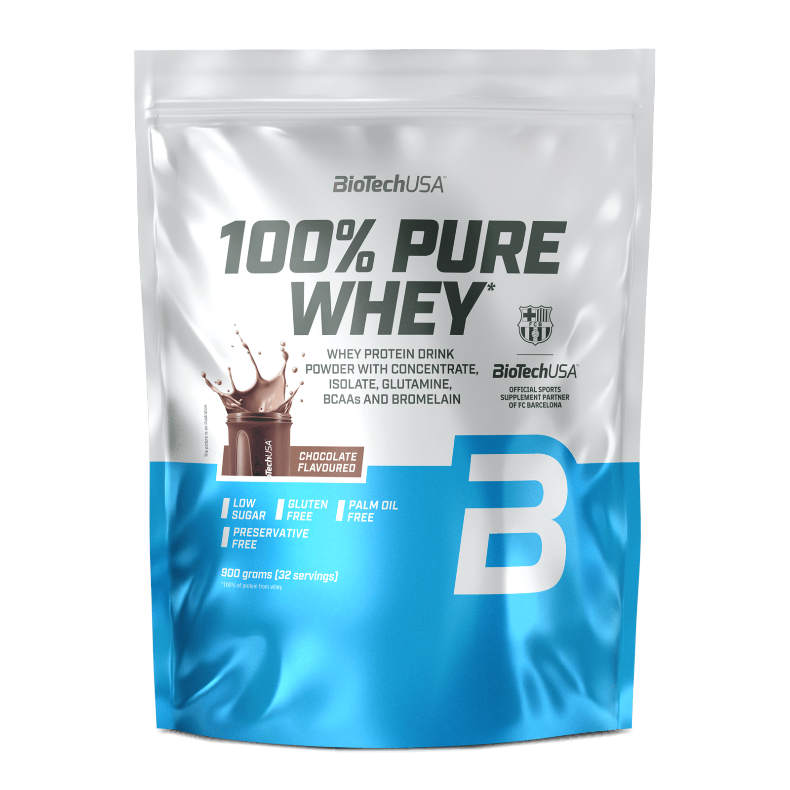 BioTechUSA 100% Pure Whey Chocolate 900 g