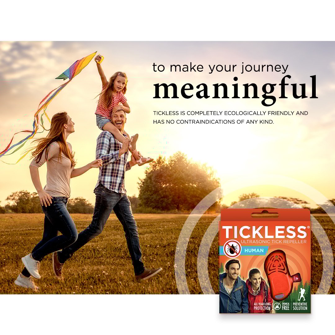 TICKLESS Human Fästingskydd Orange 1 st