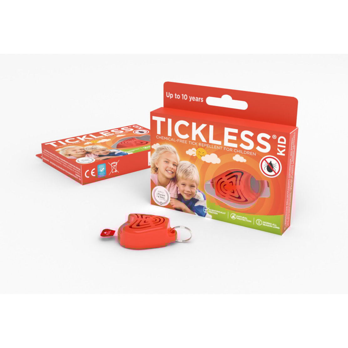 TICKLESS Kid Fästingskydd Orange 1 st