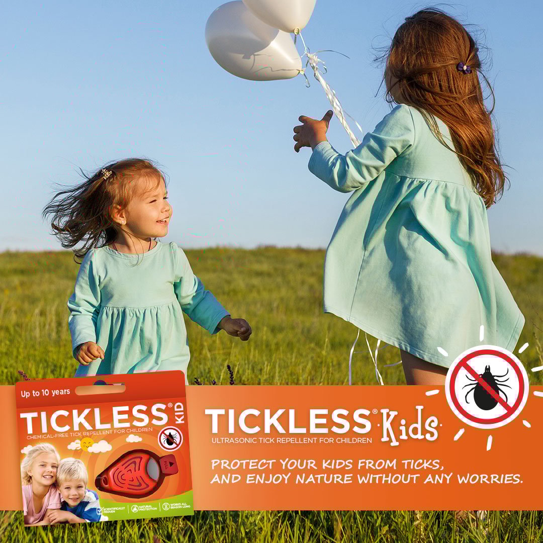 TICKLESS Kid Fästingskydd Orange 1 st