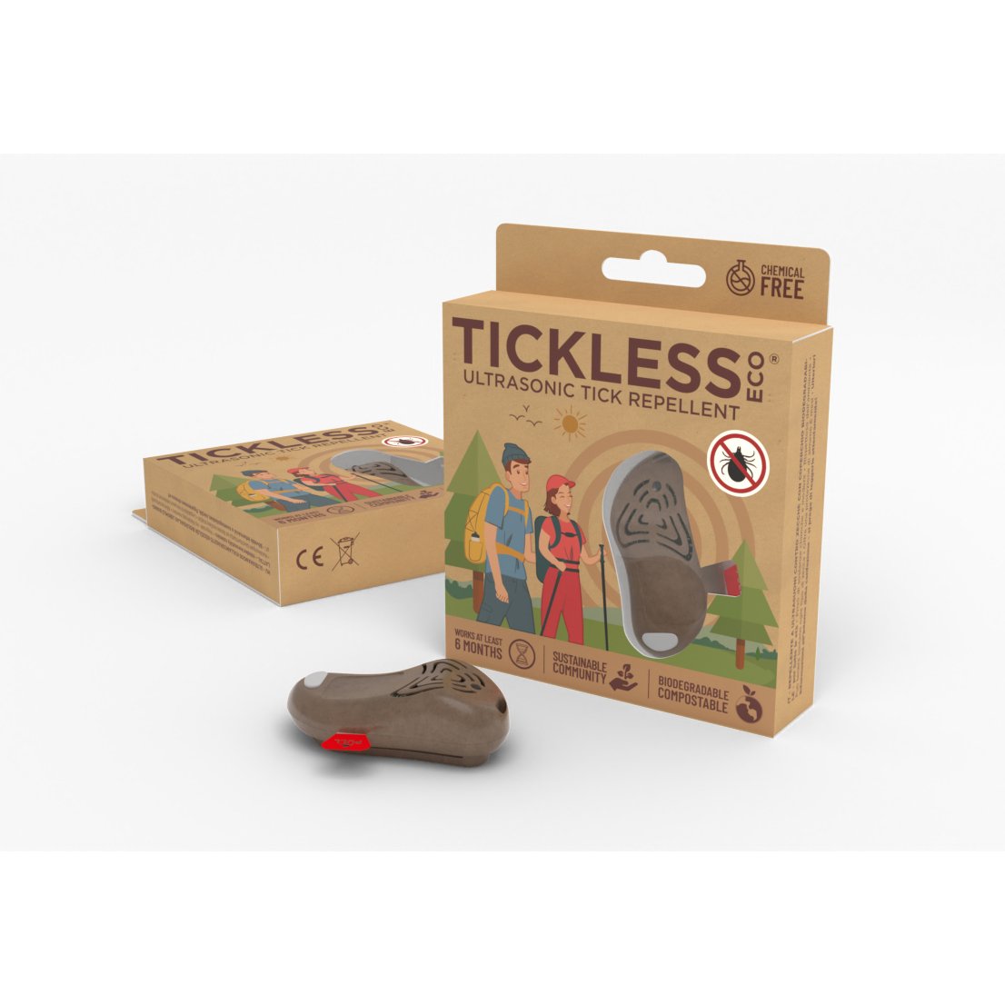 TICKLESS ECO Fästingskydd Brun 1 st