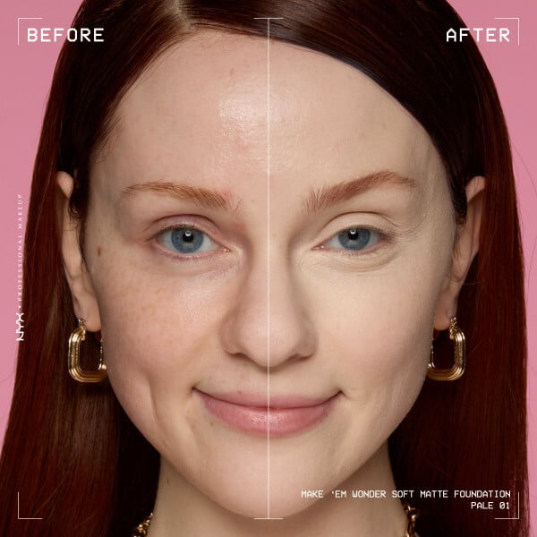 NYX Professional Makeup Make Em Wonder Foundation 01 Pale 30 ml