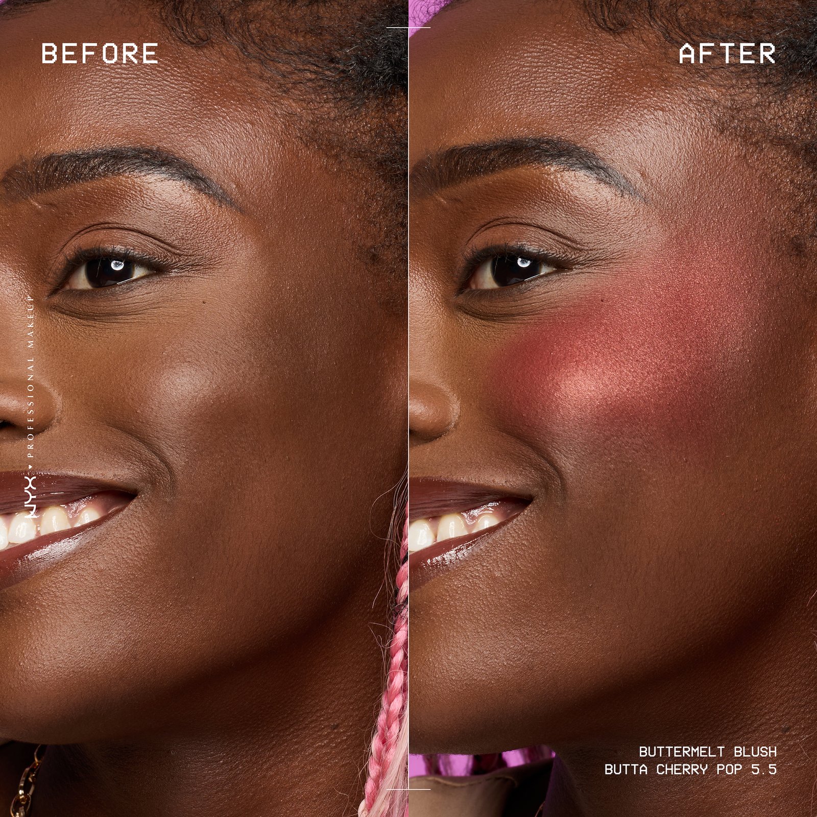 NYX Professional Makeup Buttermelt Rouge 5.25 Butta Cherry Pop 5g