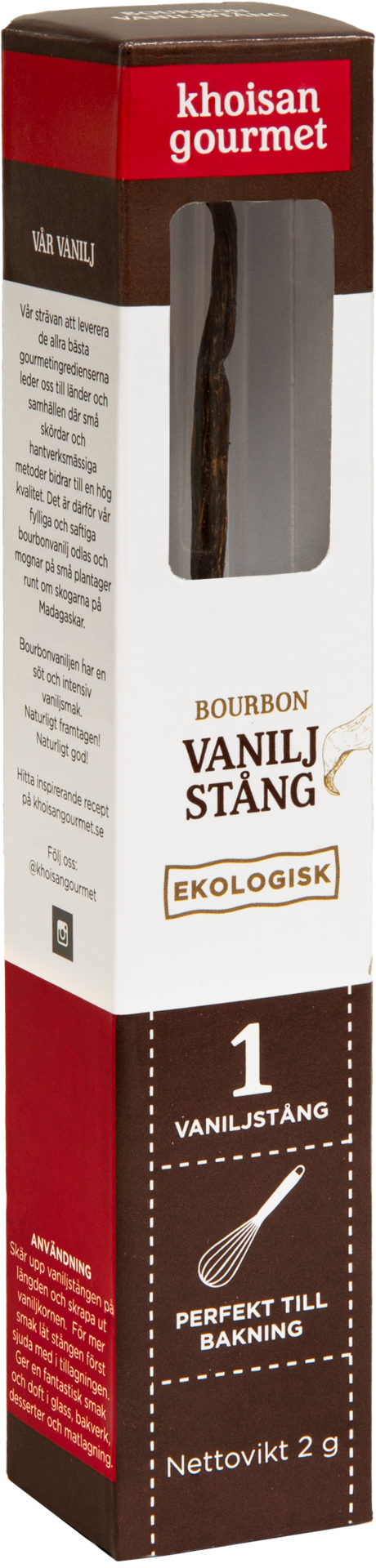 Vaniljstång Bourbon Eko 2g