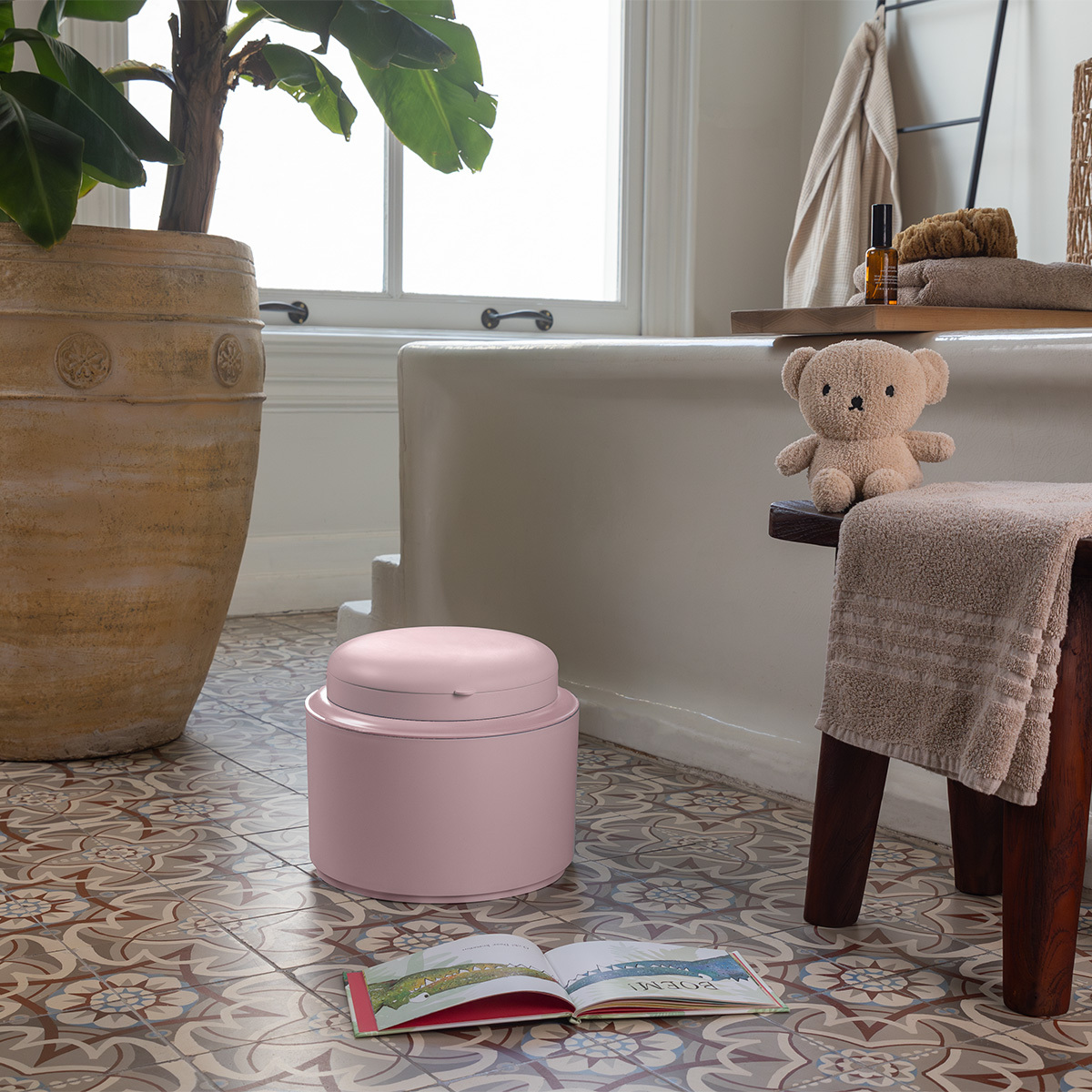 Magic Diaper Pail Heka M Blush Pink