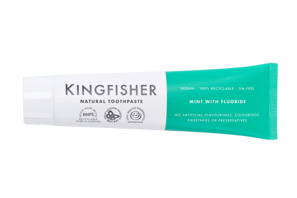 Kingfisher Mint Tandkräm Med Fluor 100 ml