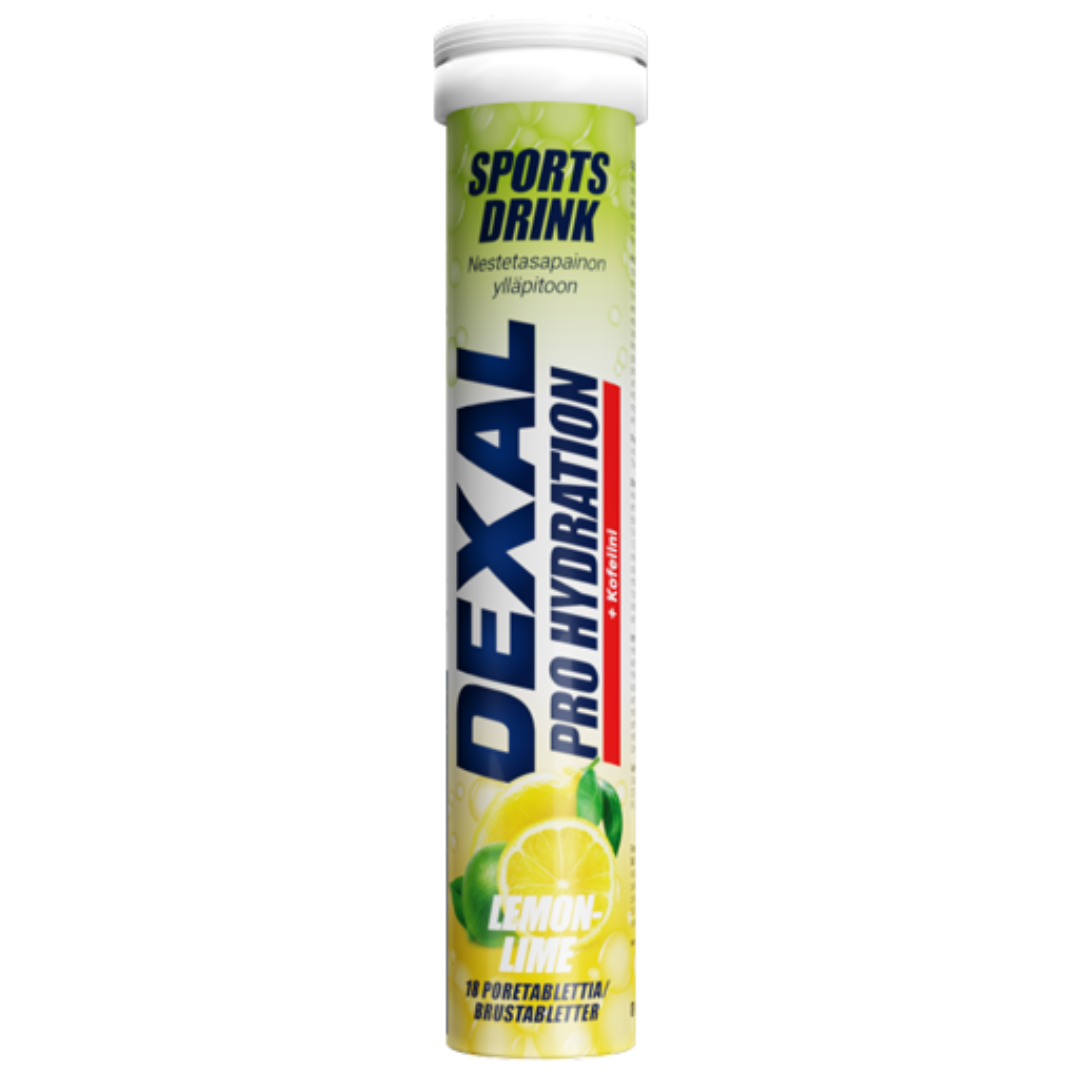 Dexal Pro Hydration Brustabletter Lemon & Lime Caffeine 18 st