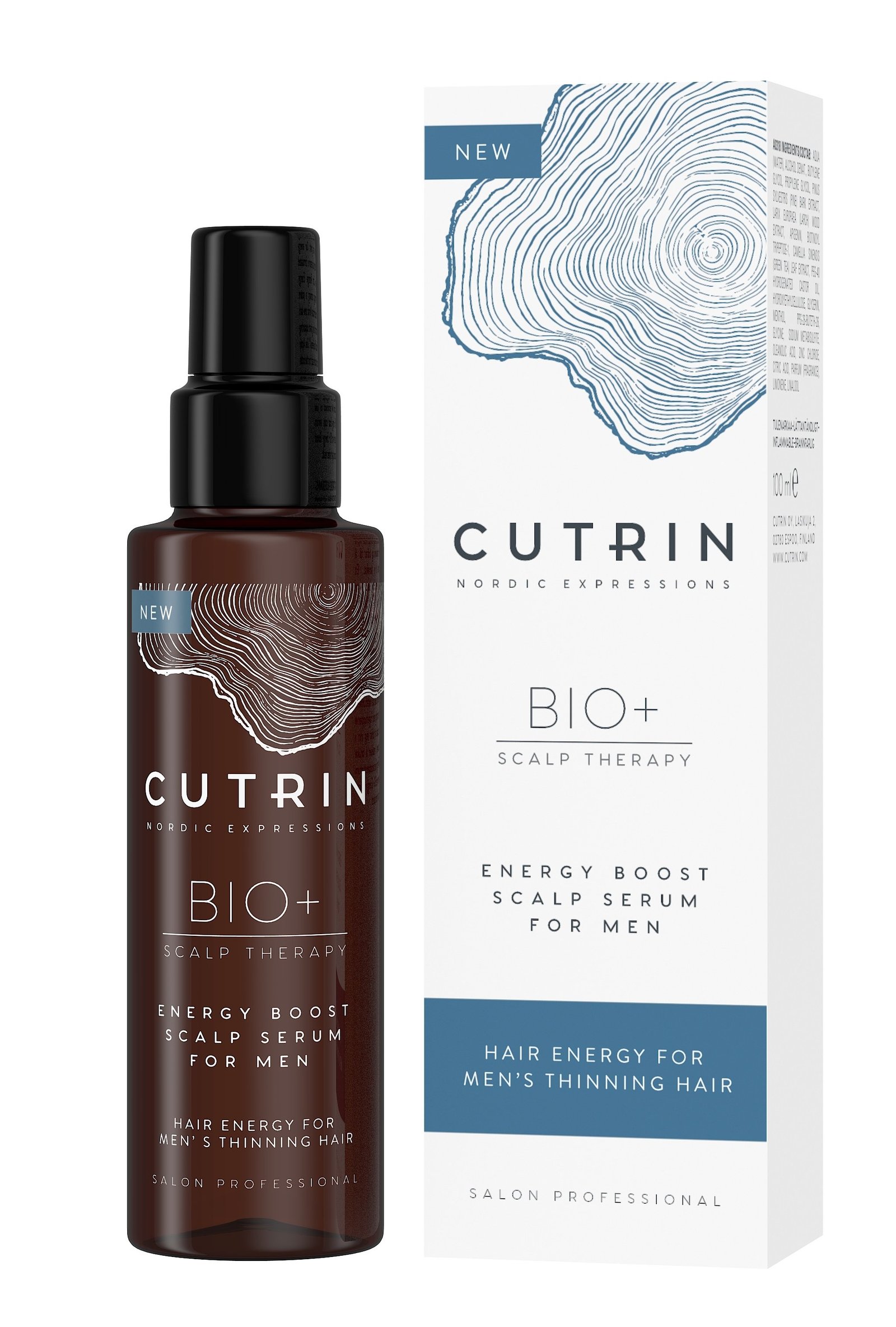 Cutrin BIO+ Energy Boost Scalp Serum For Men 100 ml