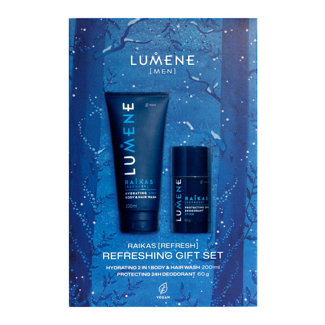 Lumene Men Raikas Refreshing Morning Gift Set 2026 2 pcs