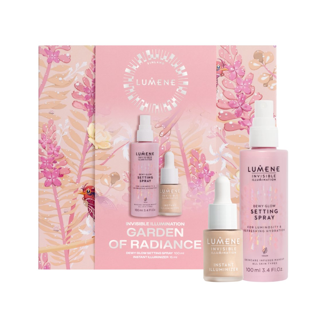 Lumene Invisible Illumination Instant Glow Set 2026 2 pcs