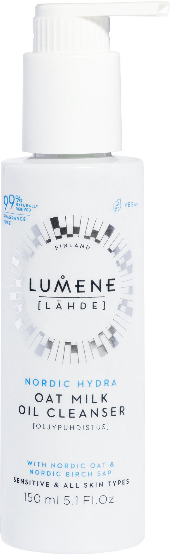 Lumene Nordic Hydra Oat Milk Oil Cleanser Ansiktsrengöring 150 ml