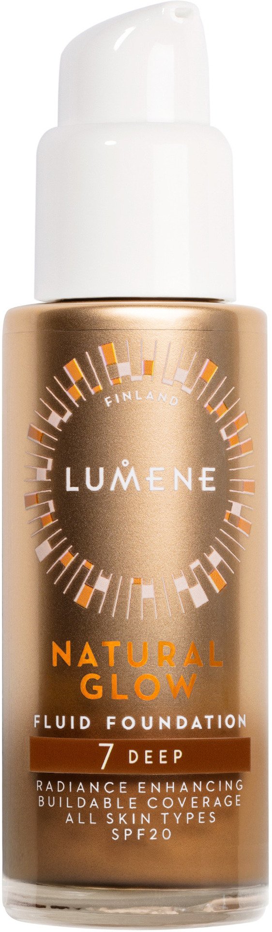 Lumene Natural Glow Fluid Foundation SPF20 7 Deep 30 ml