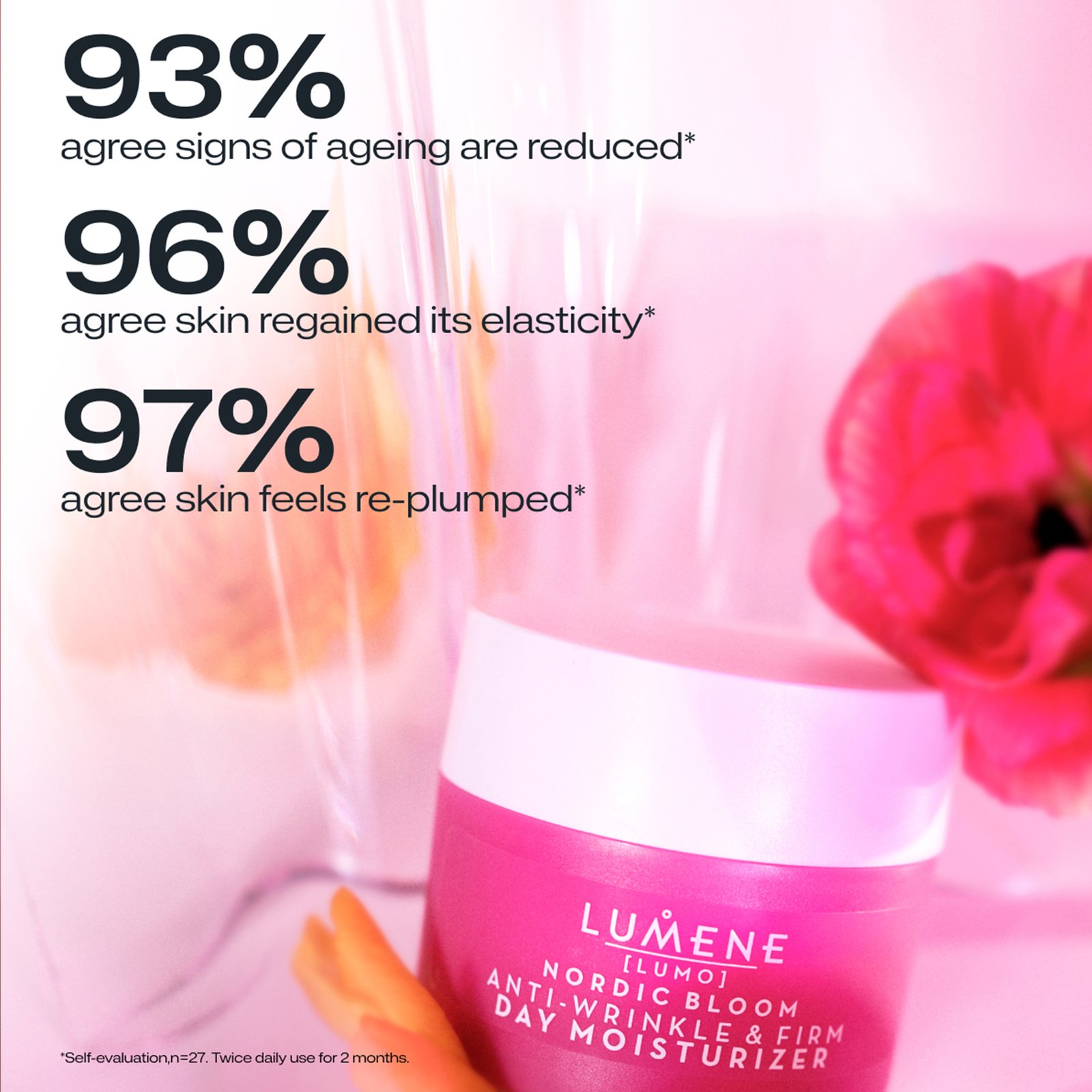 Lumene Nordic Bloom Anti-wrinkle & Firm Day Moisturizer 50 ml Dagkräm