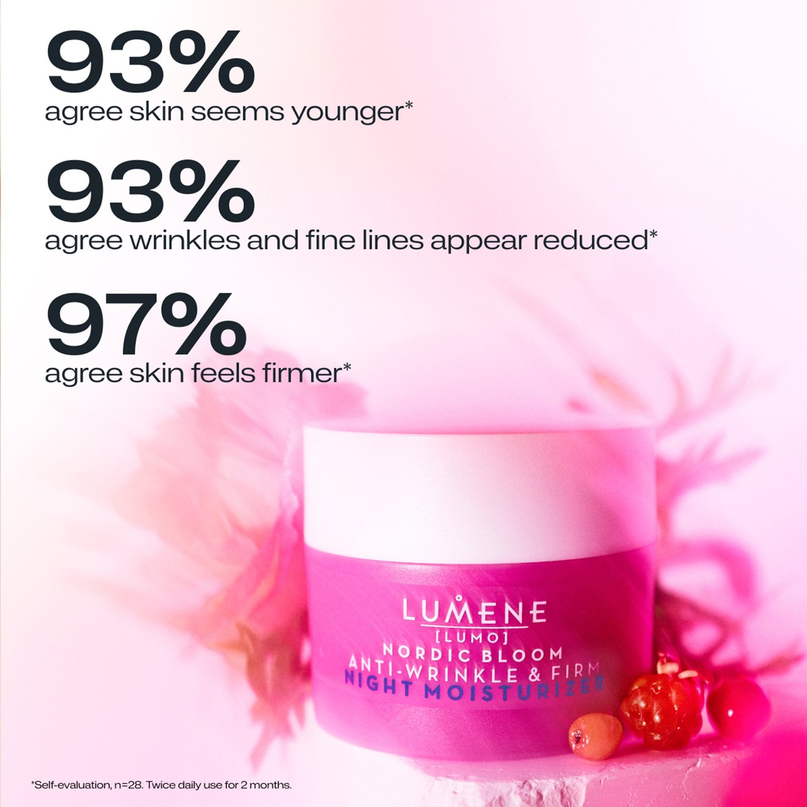Lumene Nordic Bloom Anti-wrinkle & Firm Night Moisturizer 50 ml