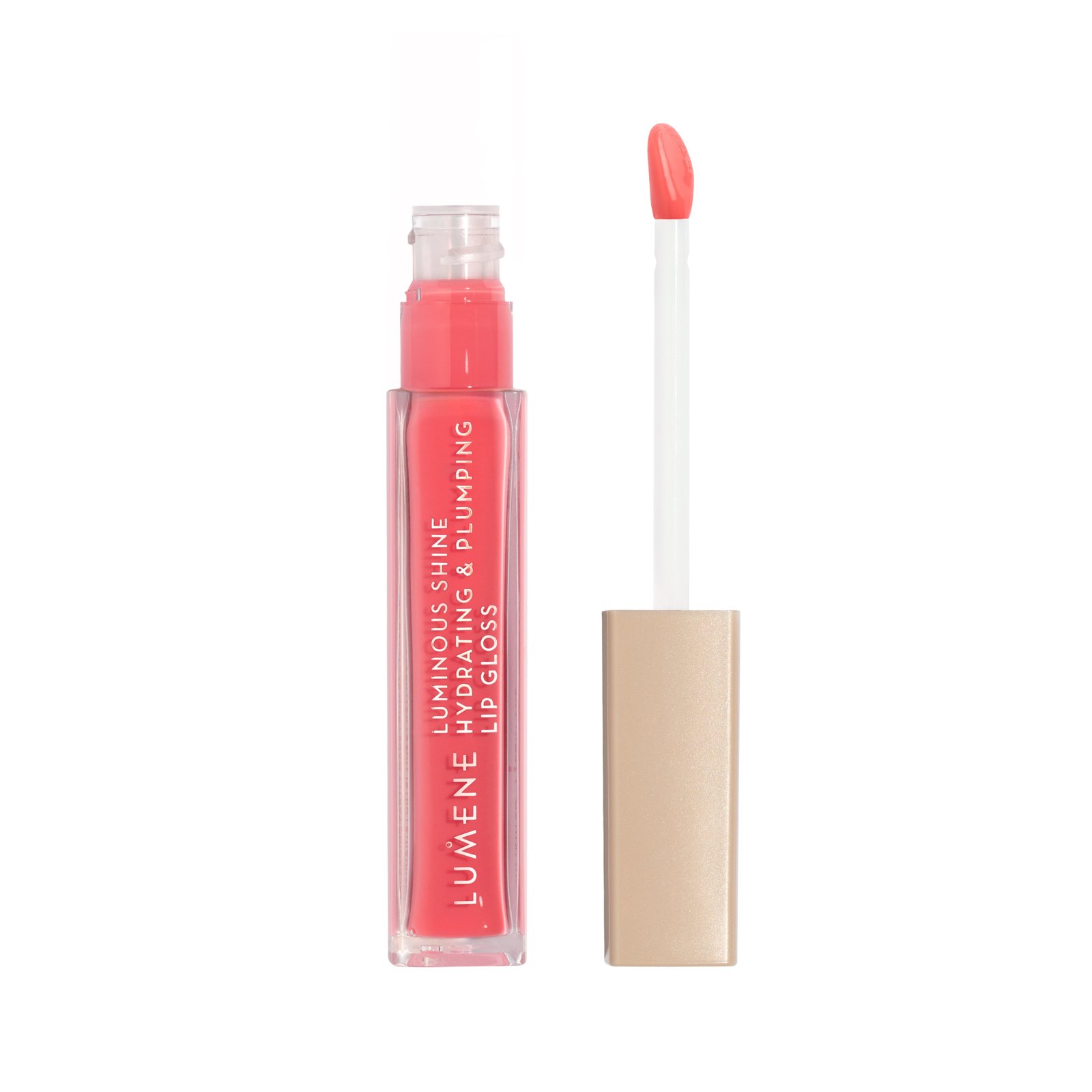 Lumene Luminous Shine Hydrating & Plumping Lip Gloss 4 Peach Pink 5 ml