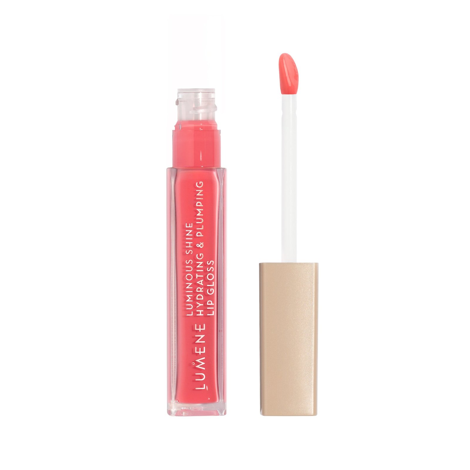Lumene Luminous Shine Hydrating & Plumping Lip Gloss 4 Peach Pink 5 ml