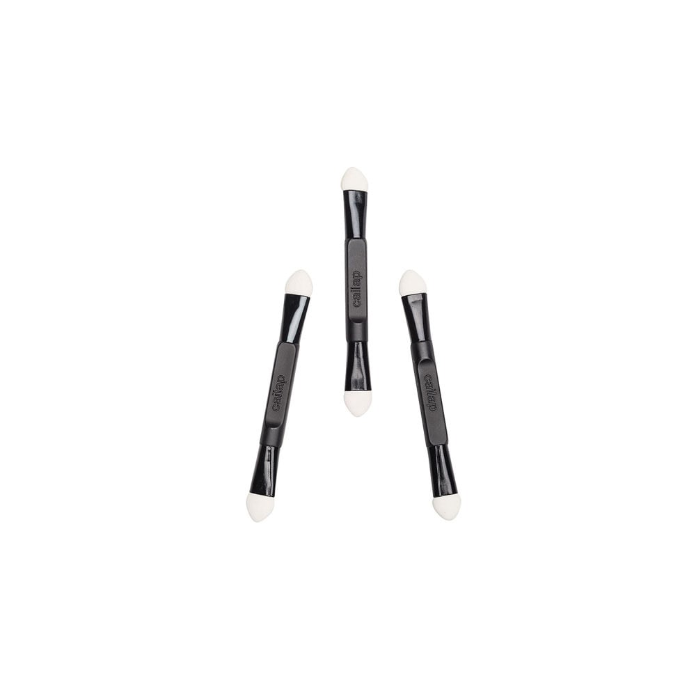 Cailap Eyeshadow Brush 2-headed 3-pack