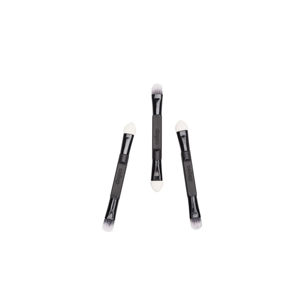 Cailap Eyeshadow Brush 2-headed 3-pack Synthetic Hair