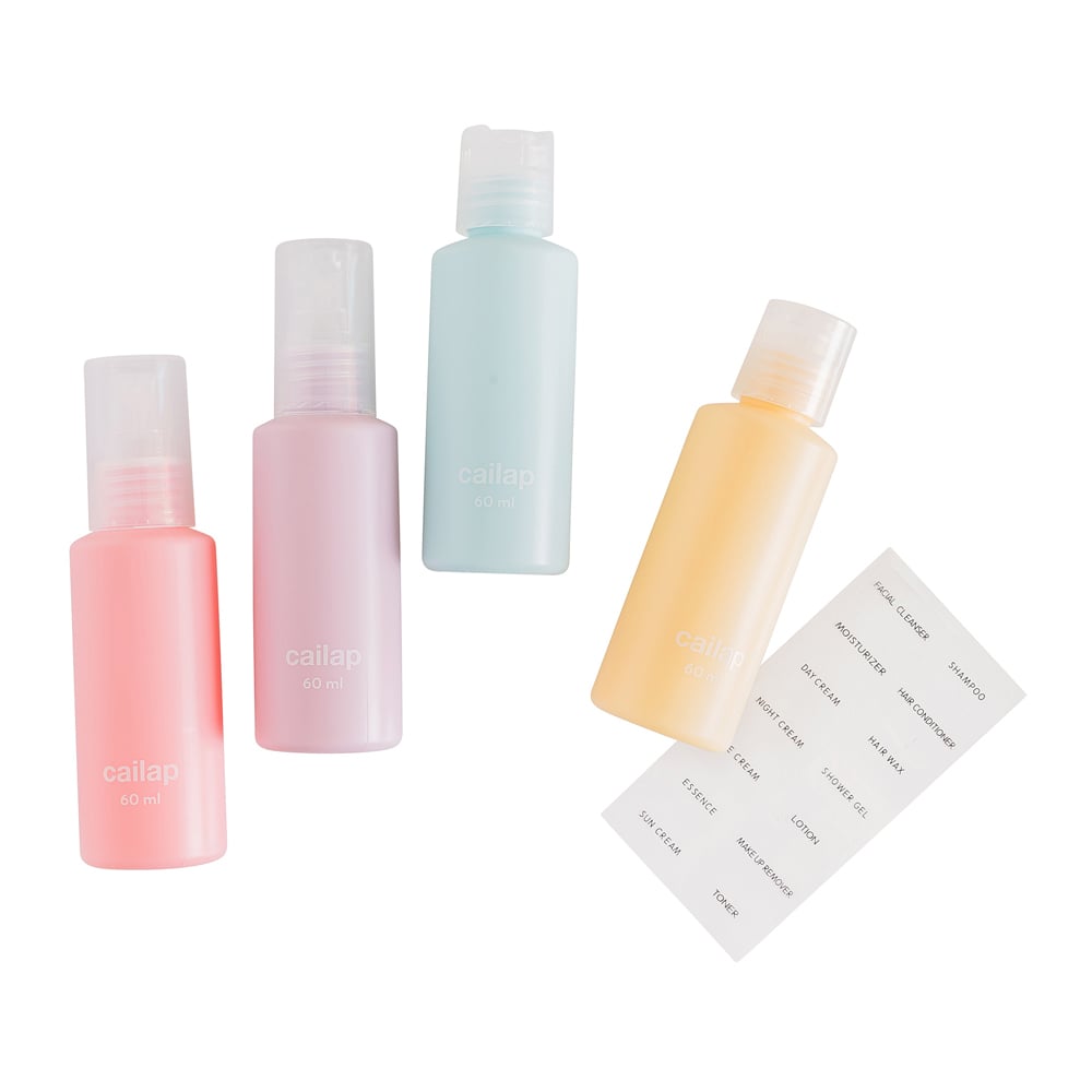 Cailap reseförpackningar flaskor 60 ml 4 st
