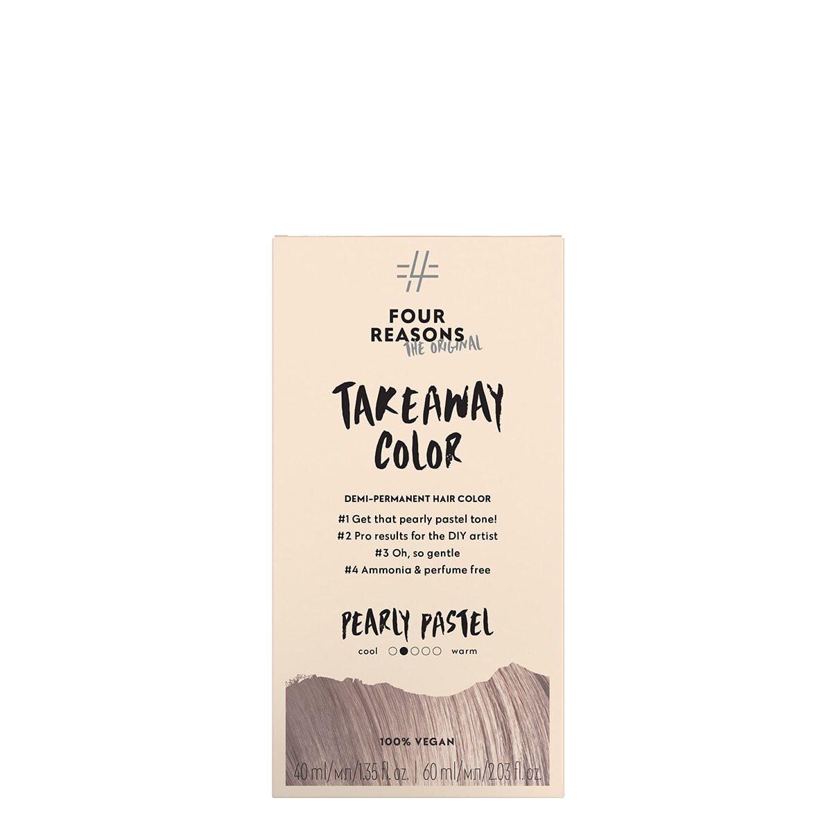 Four Reasons Take Away Color 9.12 Pearly Pastel 100 ml