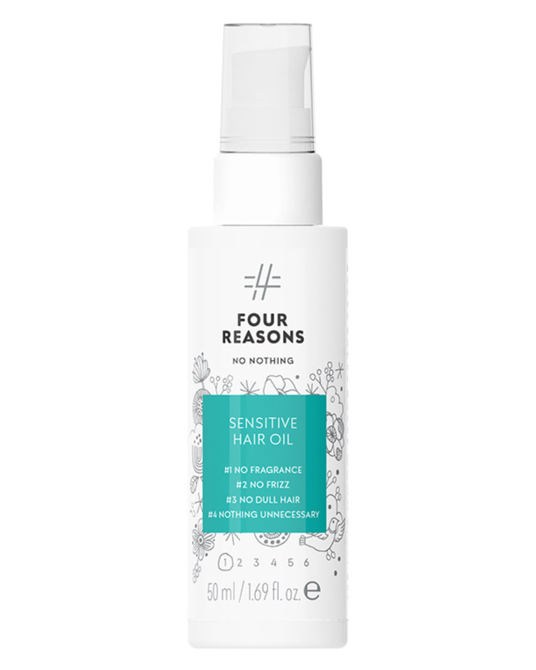 Four Reasons Sensitive Hair Oil 50 ml