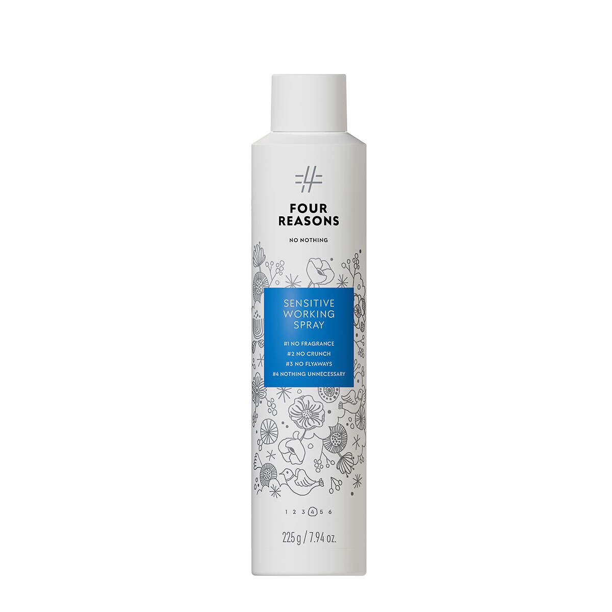 Four Reasons No nothing. Sensitive Working Spray 300 ml