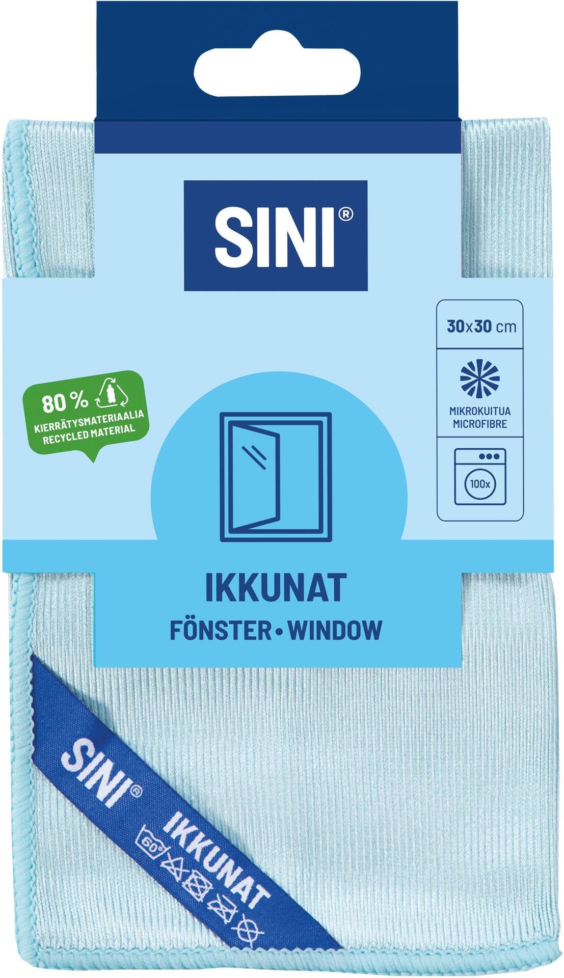 SINI Mikrofiberduk Fönster 30x30 cm