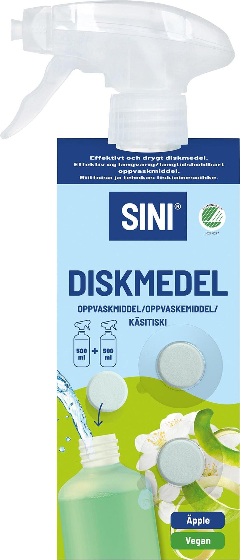 SINI Rengöringstablett Disk Startpaket