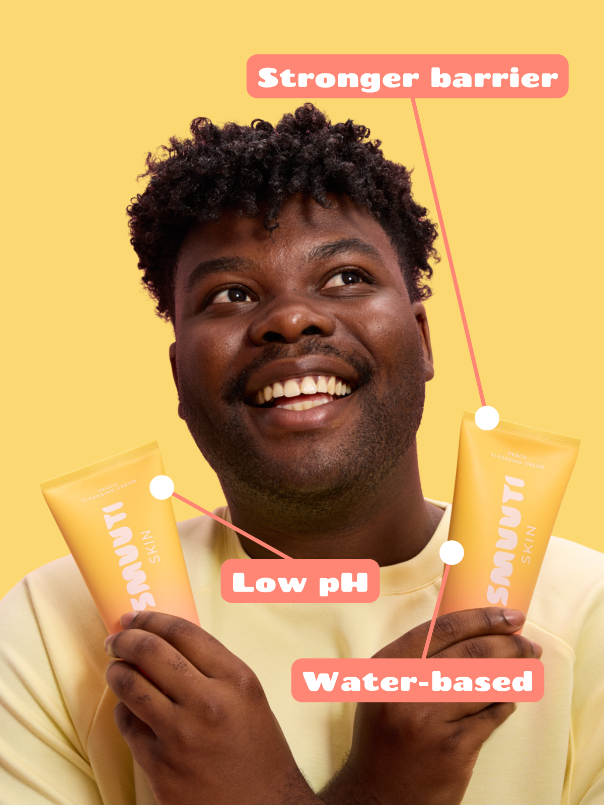 Smuuti Skin Peach Cleansing Cream 150ml