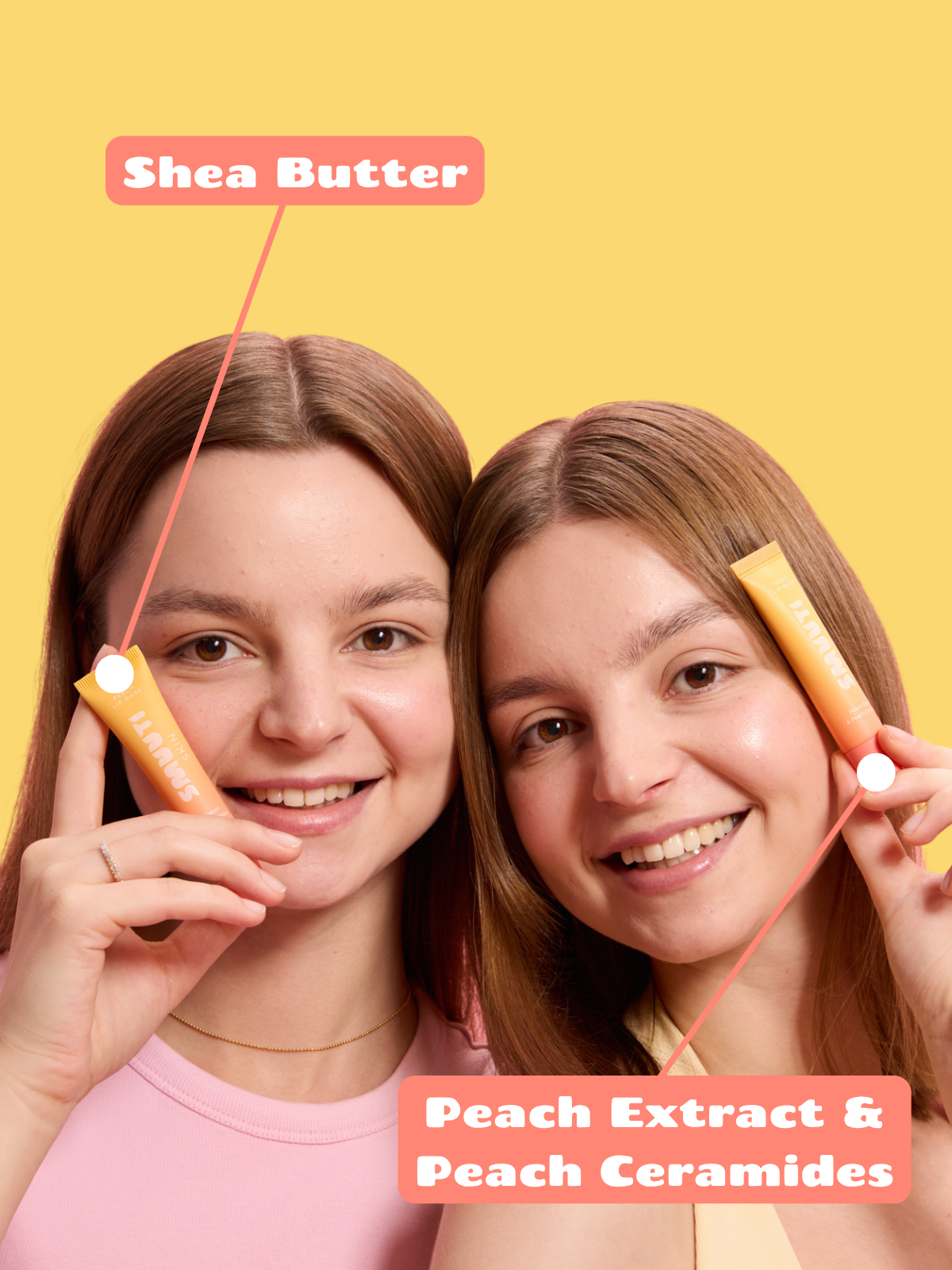 Smuuti Skin Peach lip mask 15 ml