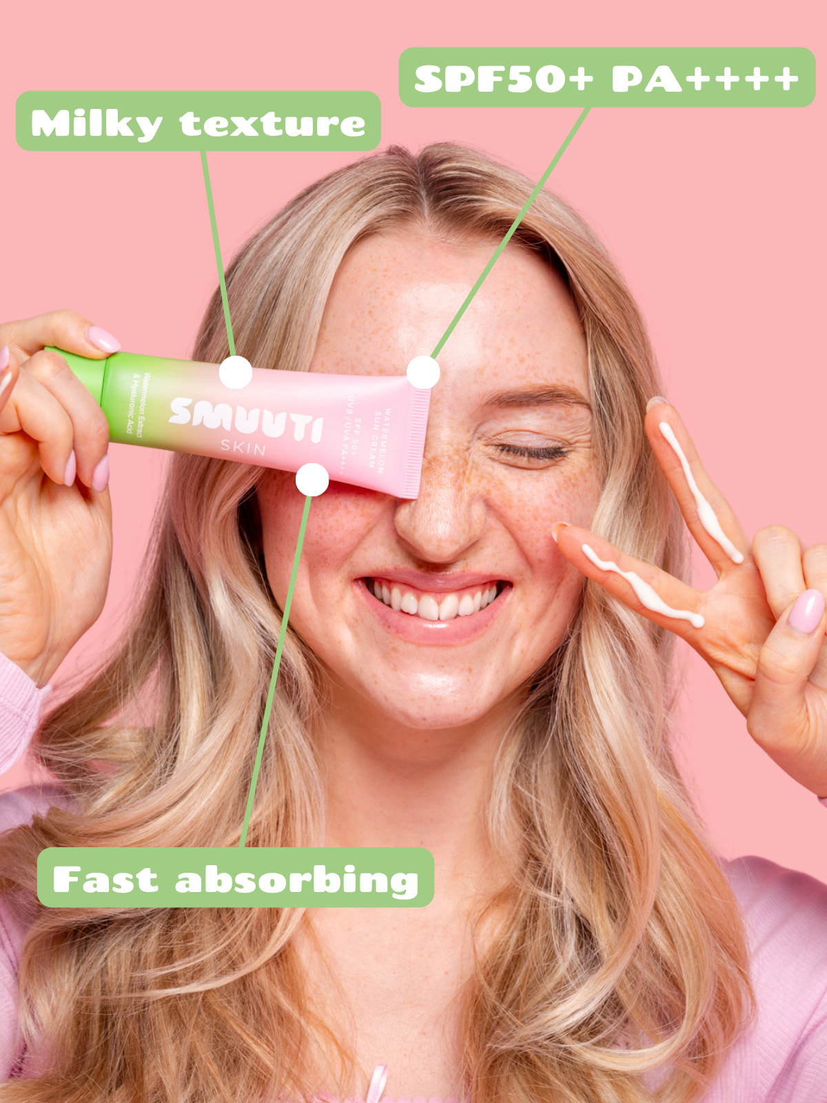 Smuuti Skin Watermelon Sun Cream 50 ml