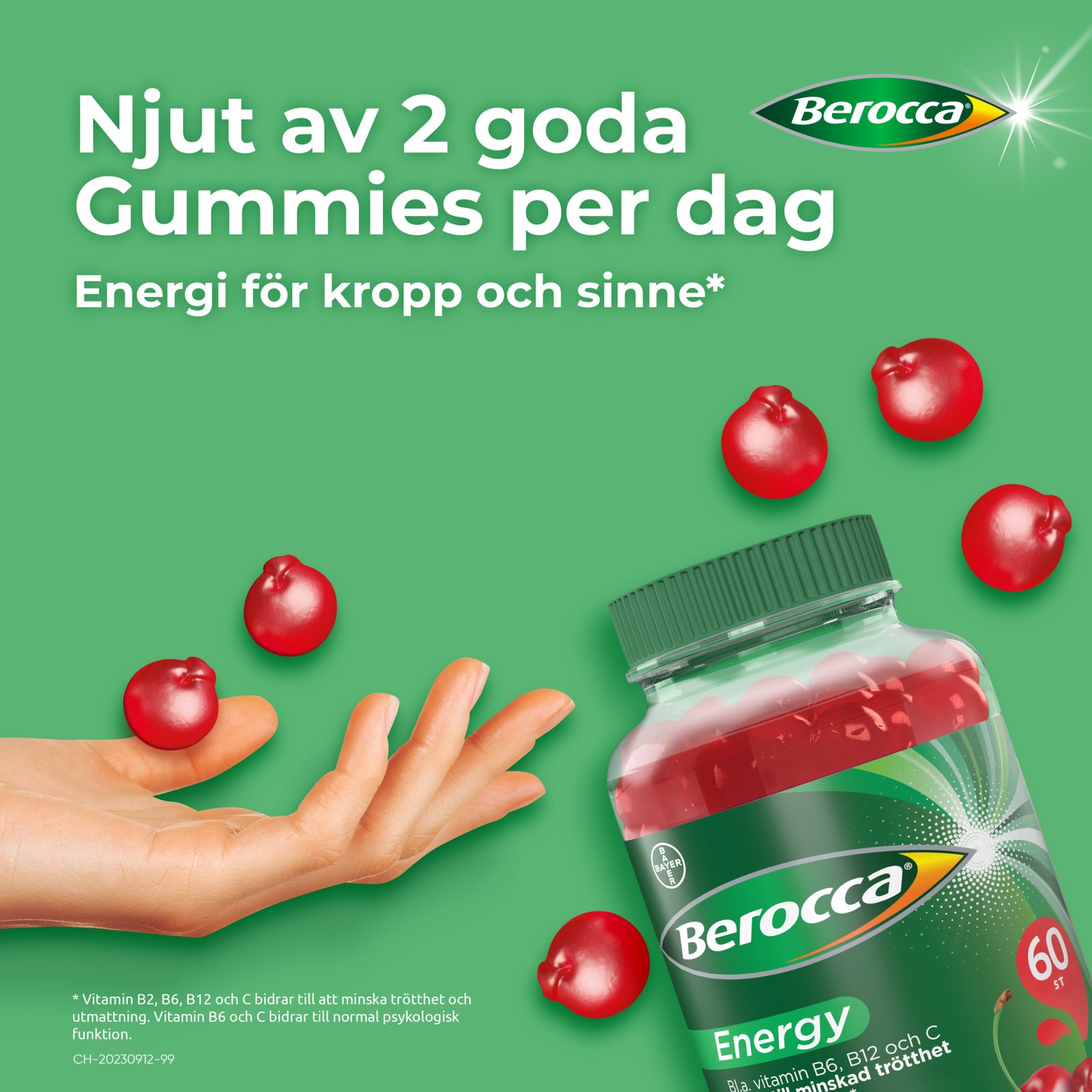 Berocca Energy Gummies 60 tuggtabletter