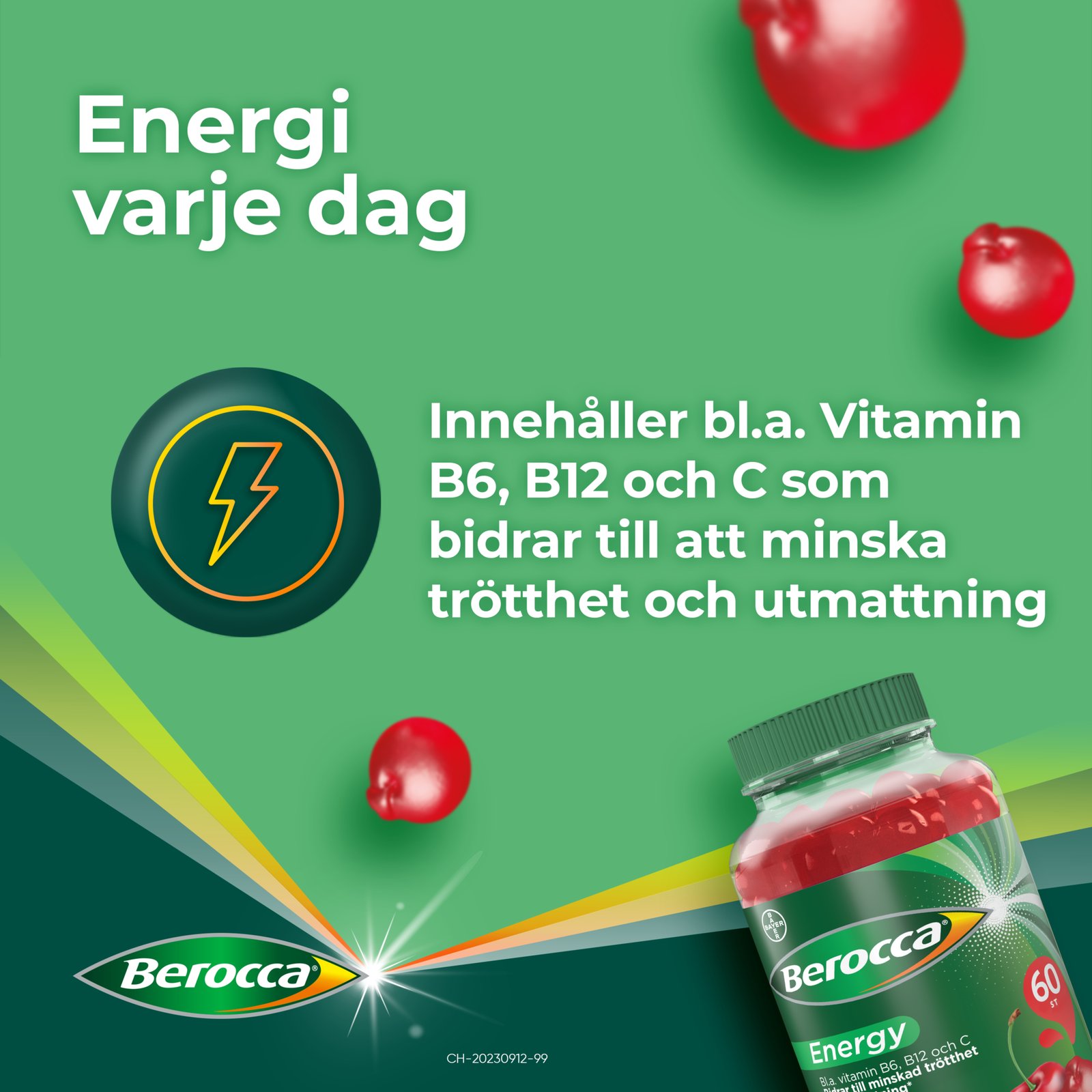 Berocca Energy Gummies 60 tuggtabletter