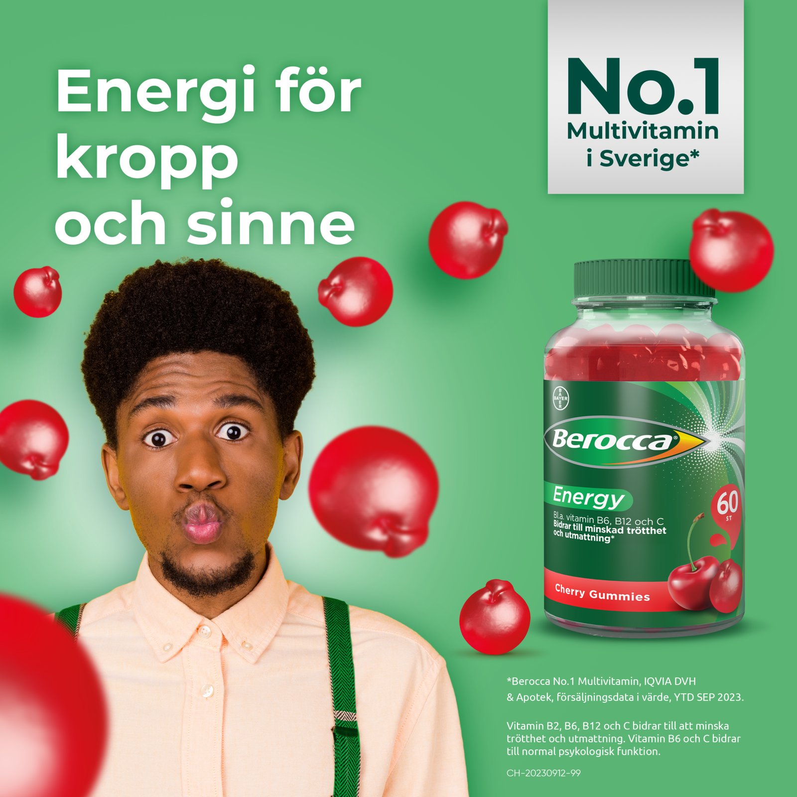 Berocca Energy Gummies 60 tuggtabletter