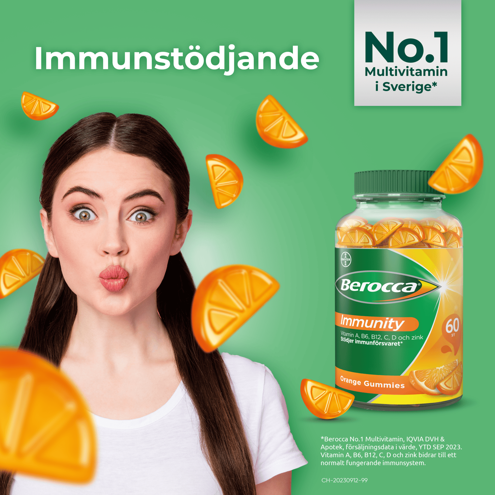 Berocca Immunity Gummies 60 tuggtabletter