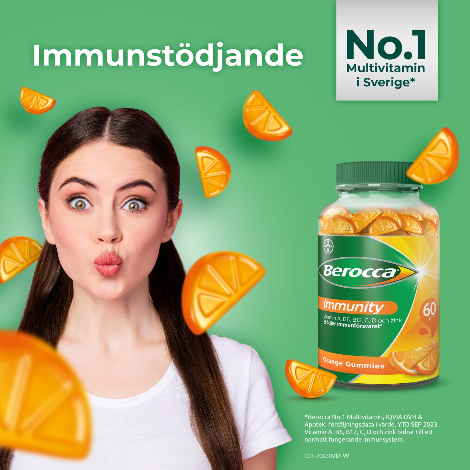 Berocca Immunity Gummies 60 tuggtabletter