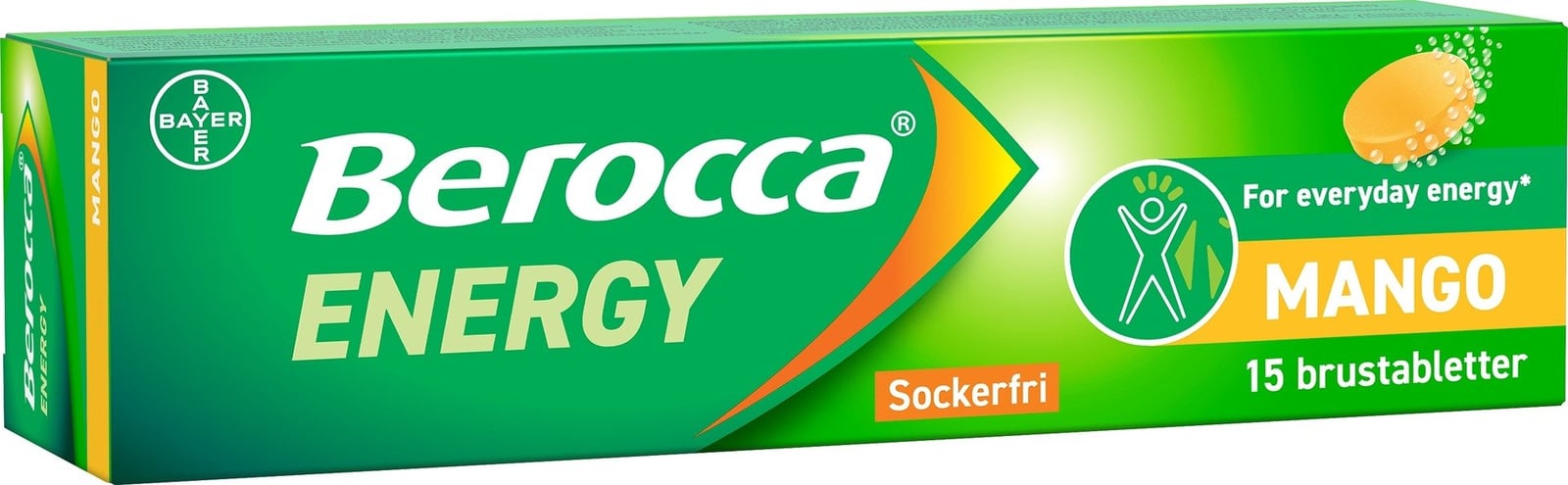 Berocca Energy Mango 15 brustabletter