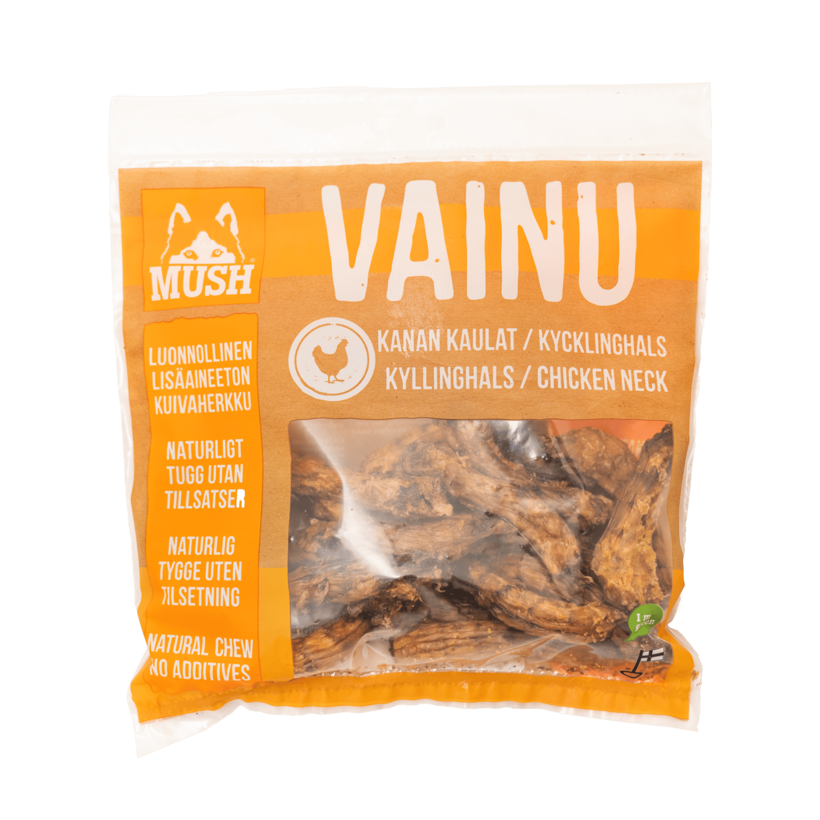 MUSH VAINU Kycklinghals 220g