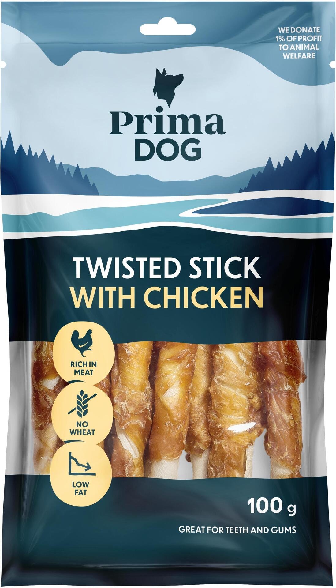 PrimaDog Tuggpinne med Kyckling 11 st