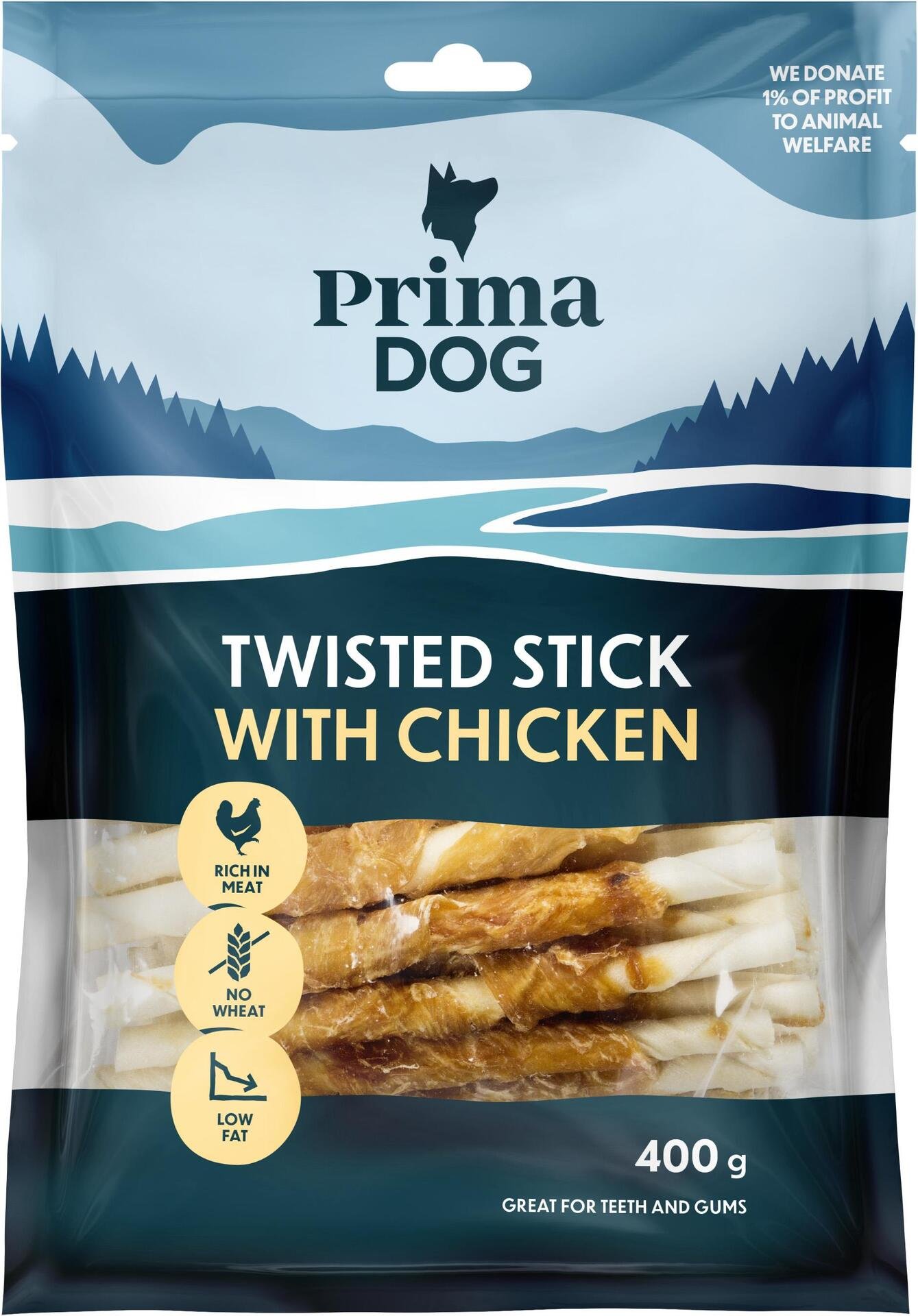 PrimaDog Tuggpinne med Kyckling 45 st