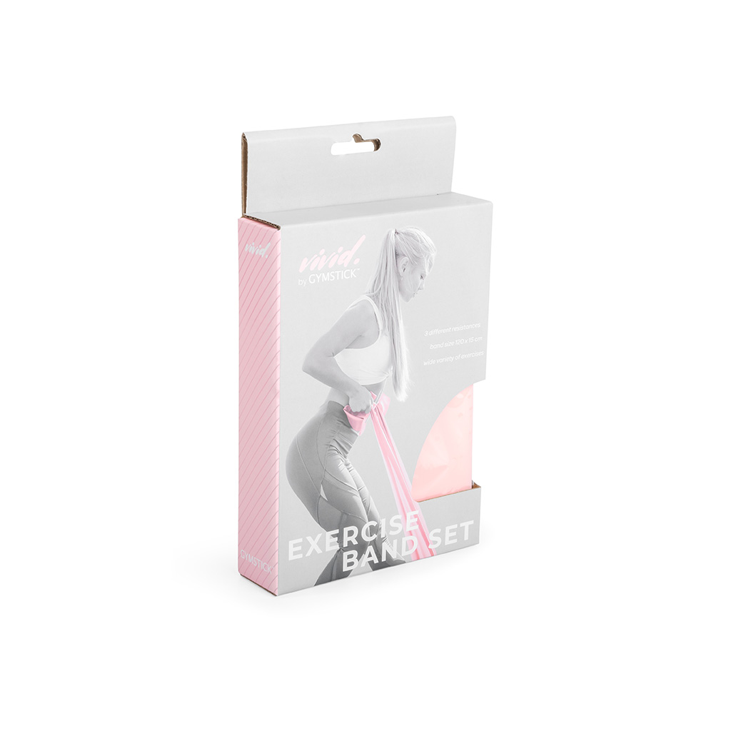 Gymstick Vivid Exercise Band Set 3 st