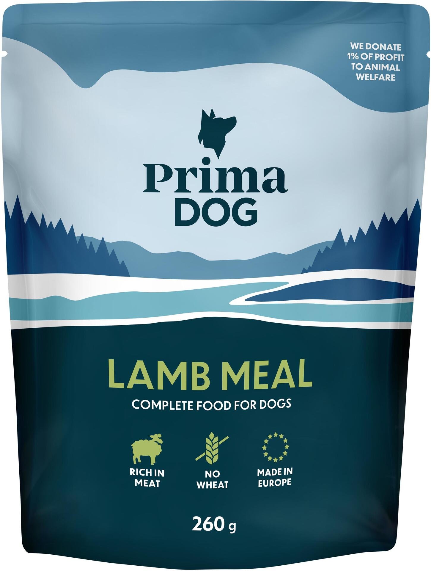 PrimaDog Lamm Måltid 260 g