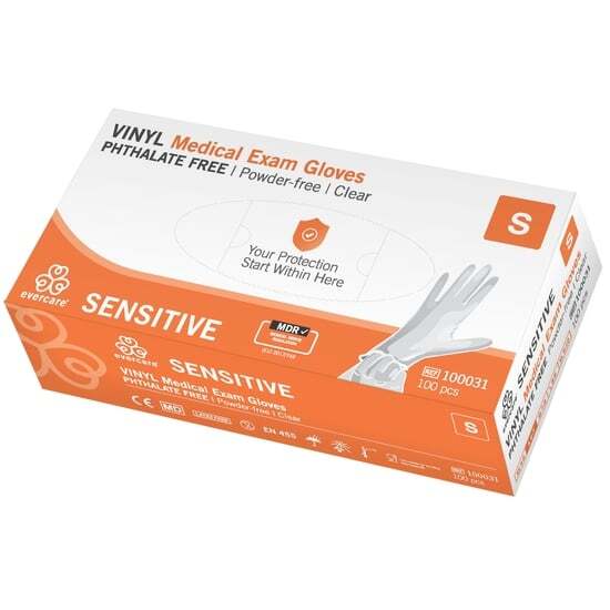 Evercare Vinylhandskar small 100 st