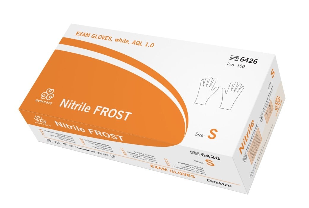 Evercare Nitrilhandske Small 150 st