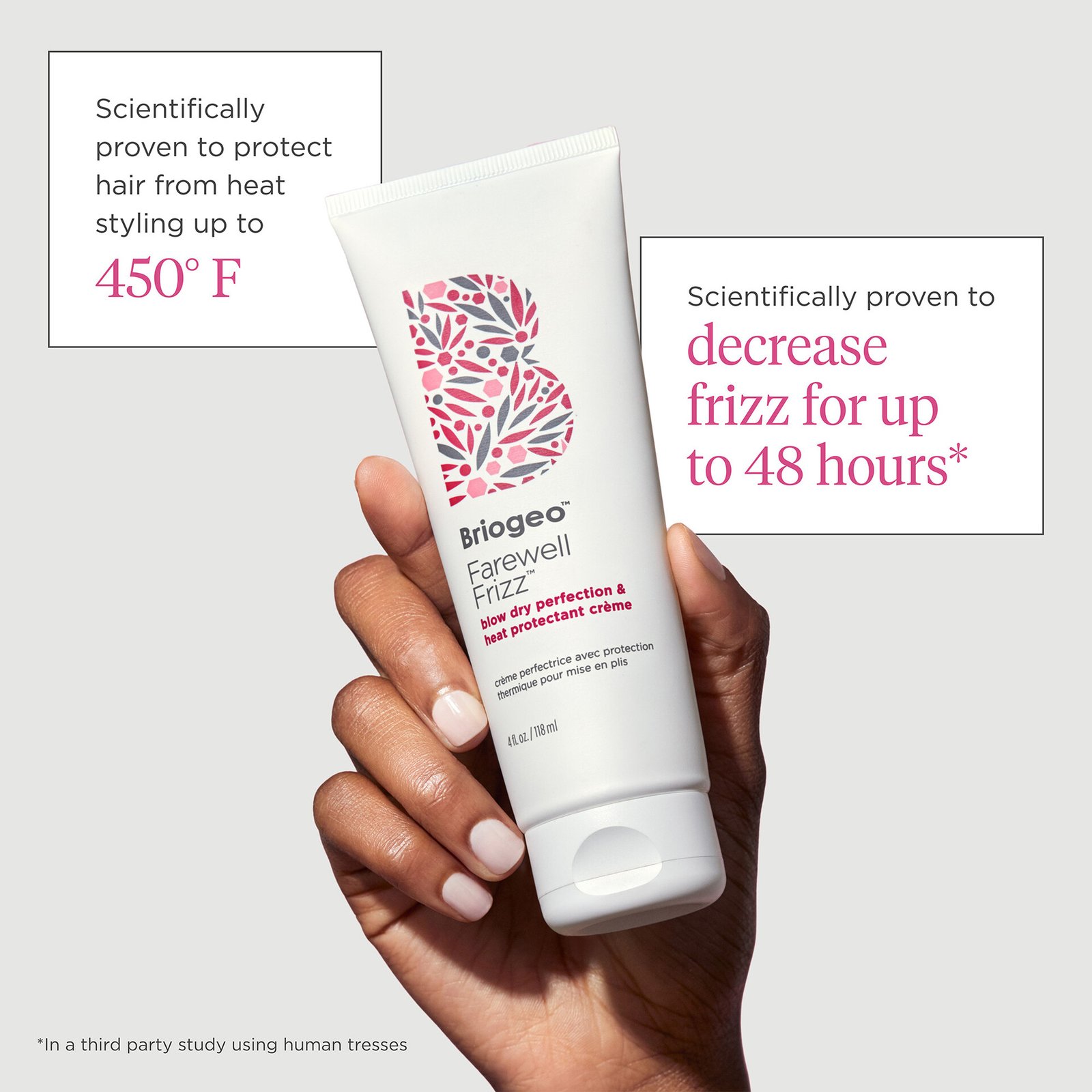 Briogeo Farewell Frizz™ Blow Dry Perfection Heat Protectant Cream 118 ml